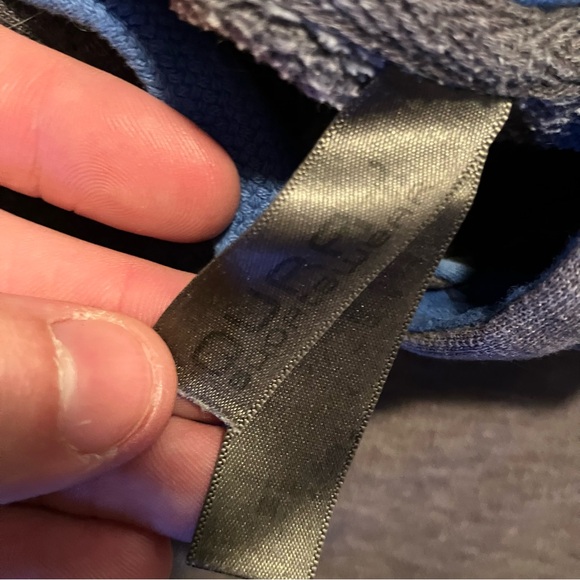 Saddleback Gray Hoodie with Blue Lining - Picture 3 of 5